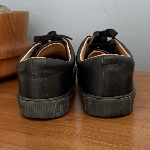 Crown Northampton Overstone Derby Shoes Black Leather Size UK 9 - Picture 7 of 11